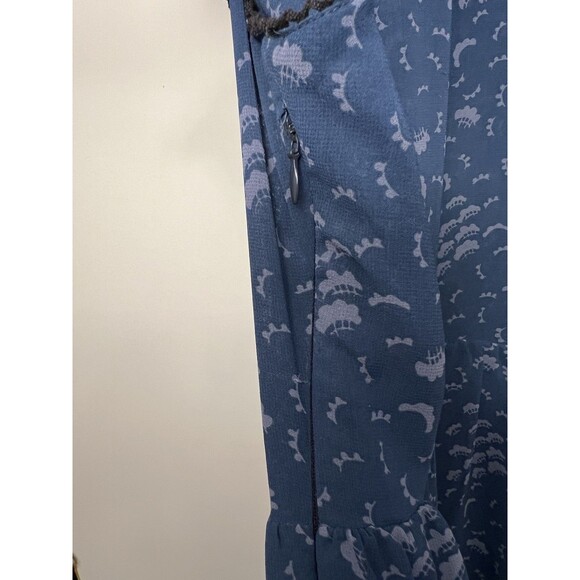 Kimchi Blue Urban Outfitters Women’s Blue Pattern Whimsical Ruffle Dress Size S - Picture 4 of 10